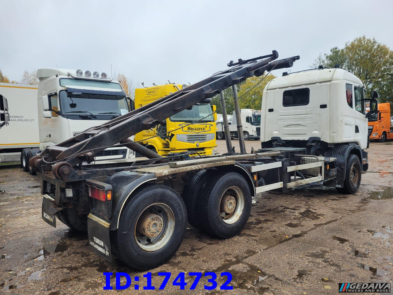 SCANIA 144 - 6x4 - Full Steel - Big Axles - 3 Pedals - Kamion sa kablovskim sistemom: slika 5 SCANIA 144 - 6x4 - Full Steel - Big Axles - 3 Pedals - Kamion sa kablovskim sistemom: slika 5