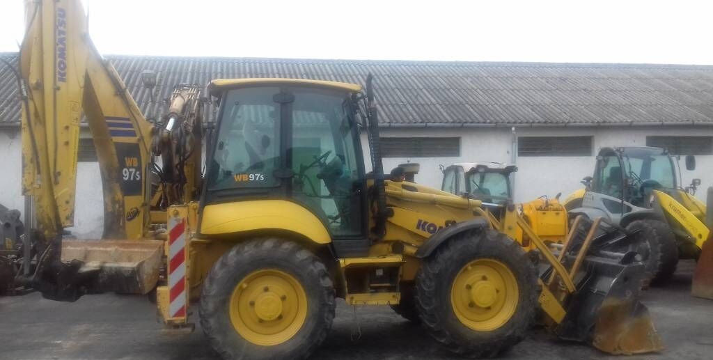 Komatsu WB 97 S - Bager utovarivač: slika 1 Komatsu WB 97 S - Bager utovarivač: slika 1
