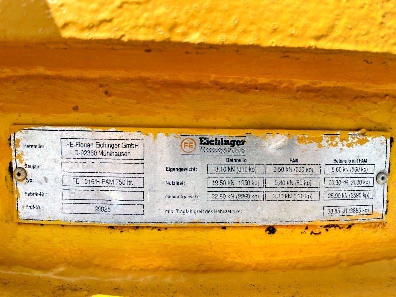 Diverses Eichinger FE1016/H10 (3663) - Oprema za beton: slika 3 Diverses Eichinger FE1016/H10 (3663) - Oprema za beton: slika 3