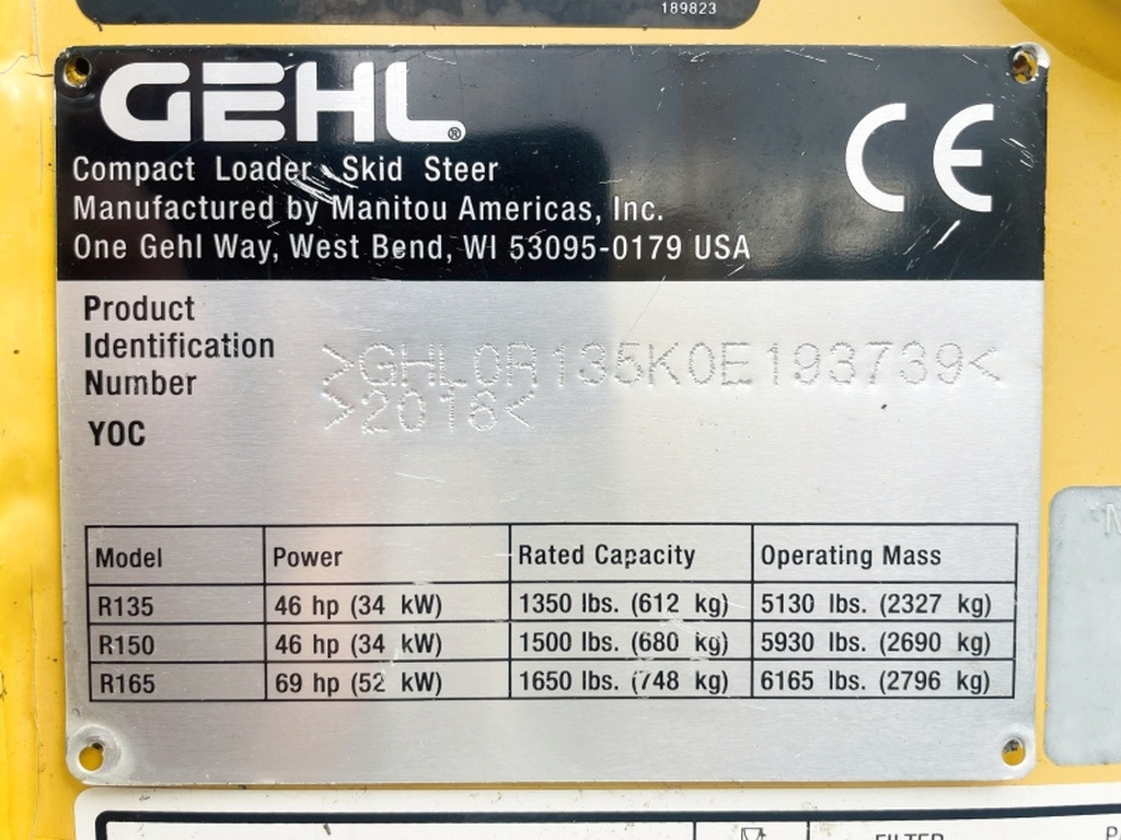 Gehl R135 (4068) - Mini utovarivač: slika 3 Gehl R135 (4068) - Mini utovarivač: slika 3