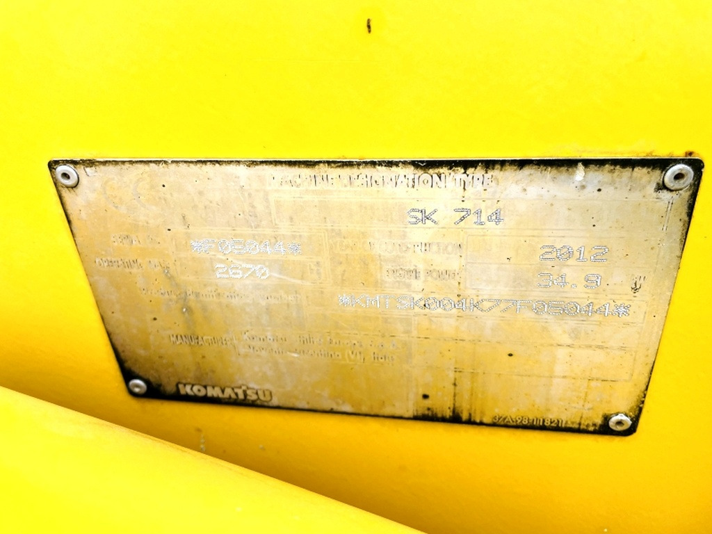 Komatsu SK714-5 (3948) - Mini utovarivač: slika 3 Komatsu SK714-5 (3948) - Mini utovarivač: slika 3