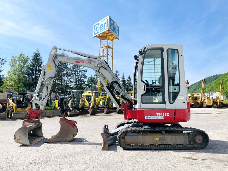Takeuchi TB138FR (3775) - Mini bager: slika 1 Takeuchi TB138FR (3775) - Mini bager: slika 1