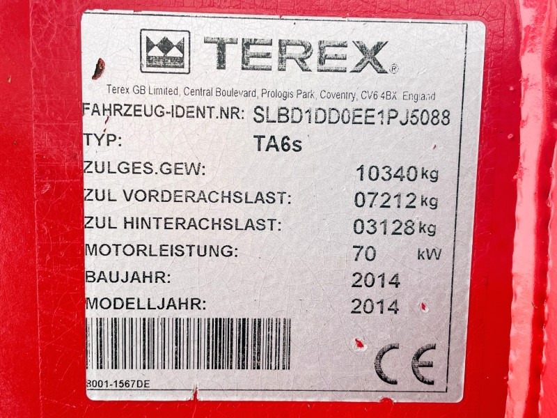 Terex TA6 (3628) - Mini kiper: slika 4 Terex TA6 (3628) - Mini kiper: slika 4