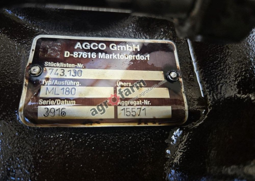 Skrzynia biegów Vario ML180, Massey Ferguson 6614 - Menjač: slika 3 Skrzynia biegów Vario ML180, Massey Ferguson 6614 - Menjač: slika 3