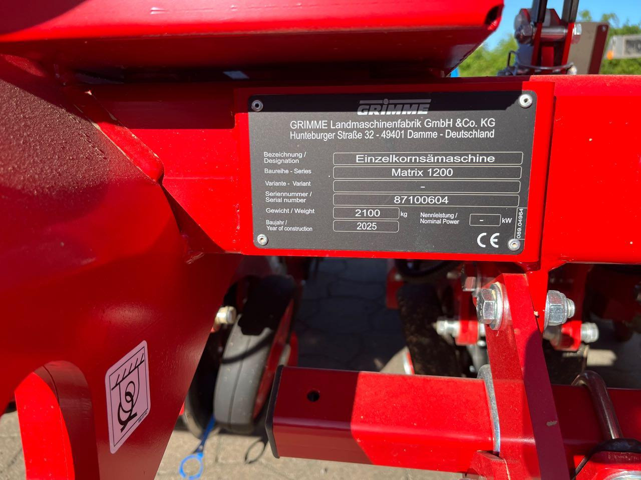Grimme Matrix 1200 - Mašina za preciznu setvu: slika 2 Grimme Matrix 1200 - Mašina za preciznu setvu: slika 2