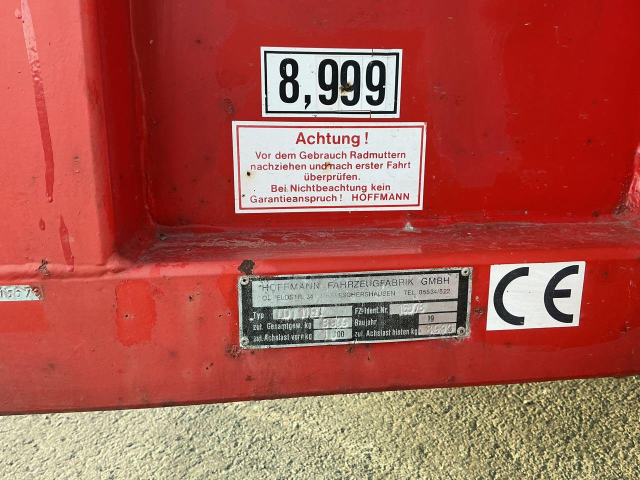 Hoffmann - Traktorska prikolica za farmu/ Kiper: slika 2 Hoffmann - Traktorska prikolica za farmu/ Kiper: slika 2