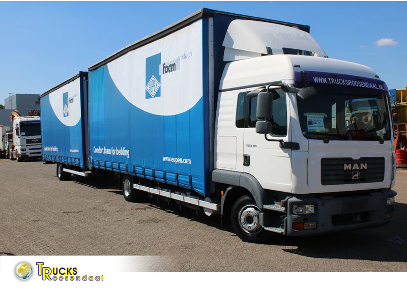 MAN TGL 8.210 + TRAILER + SLEEPCAB COMBI - Kamion sa ceradom: slika 1 MAN TGL 8.210 + TRAILER + SLEEPCAB COMBI - Kamion sa ceradom: slika 1