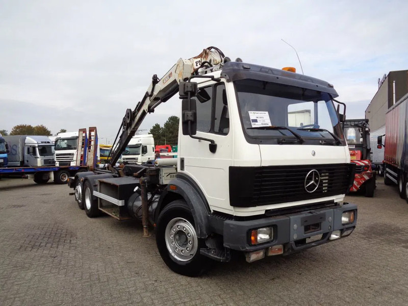 Kamion sa dizalicom Mercedes-Benz SK 2433 + Semi-Auto + PTO + Serie 14 Crane + 3 pedals: slika 12