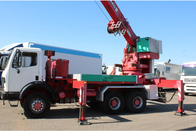 Mercedes-Benz SK 2628 + 6X6 + SPRING + MANUAL + HMK 42TON - Kamion sa dizalicom: slika 5 Mercedes-Benz SK 2628 + 6X6 + SPRING + MANUAL + HMK 42TON - Kamion sa dizalicom: slika 5