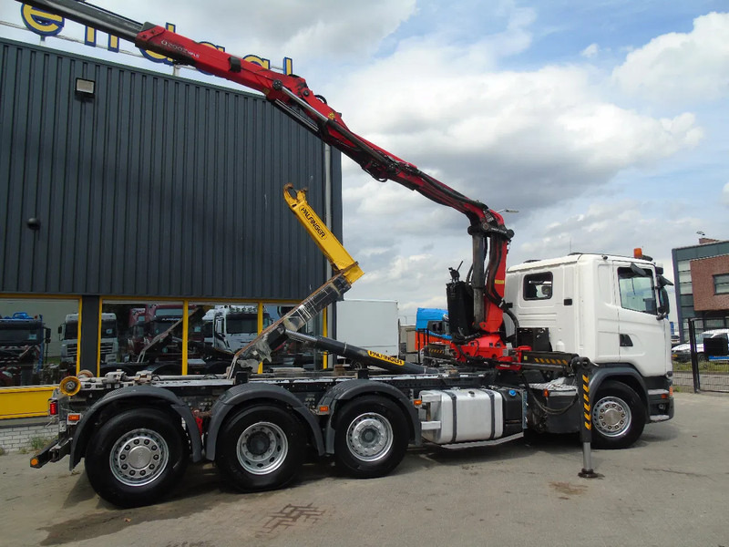 Scania G450 + PALFINGER Q20 + 8X2 + REMOTE + STEERING AXLE + EURO 6 - Kamion sa hidrauličnom kukom, Kamion sa dizalicom: slika 5 Scania G450 + PALFINGER Q20 + 8X2 + REMOTE + STEERING AXLE + EURO 6 - Kamion sa hidrauličnom kukom, Kamion sa dizalicom: slika 5