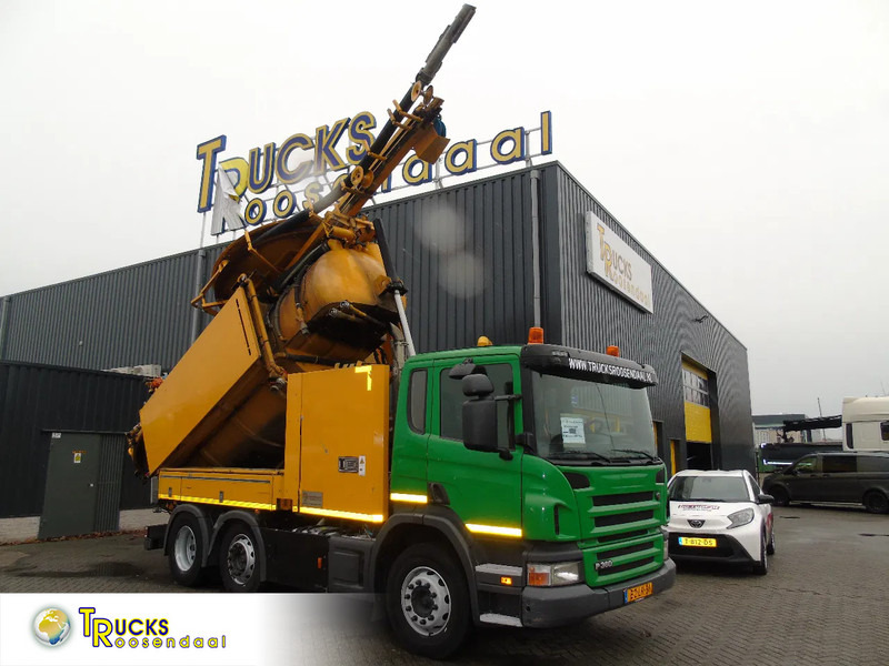Scania P 360 + COMBI VACUUM WIEDEMANN + 6X4 - Vakuumska cisterna: slika 1 Scania P 360 + COMBI VACUUM WIEDEMANN + 6X4 - Vakuumska cisterna: slika 1