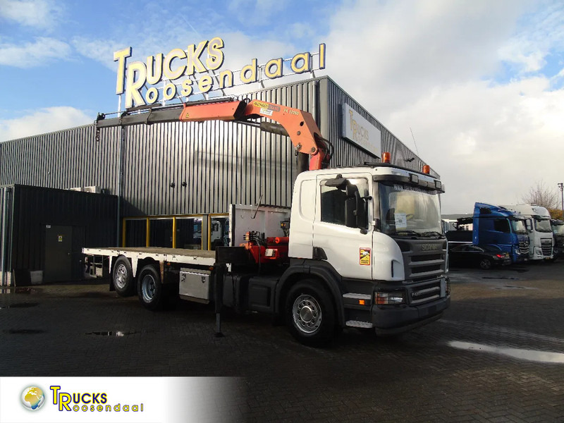 Scania P 420 + PALFINGER 32080 + STEERING + 6X2 - Kamion sa dizalicom: slika 1 Scania P 420 + PALFINGER 32080 + STEERING + 6X2 - Kamion sa dizalicom: slika 1