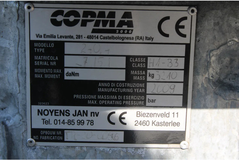 Tegljač DAF CF 430 + COPMA 24TON/M + REMOTE + 6X2 STEERING + EURO 6: slika 9