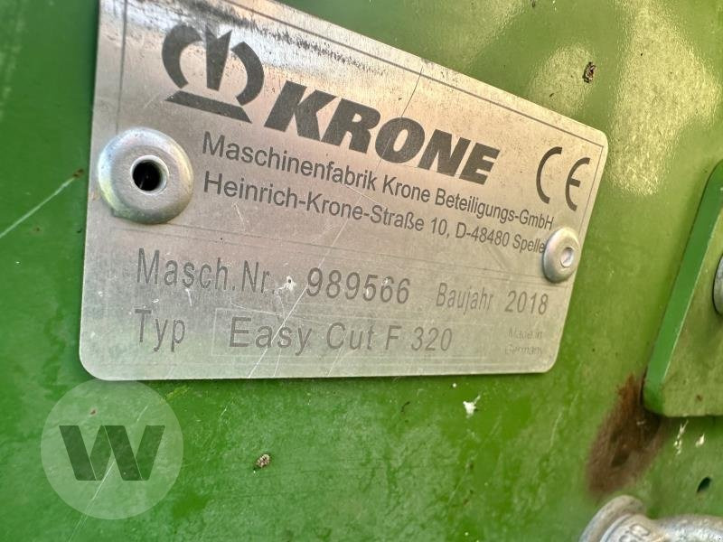 Krone Easy Cut F 320 - Kosačica: slika 5 Krone Easy Cut F 320 - Kosačica: slika 5