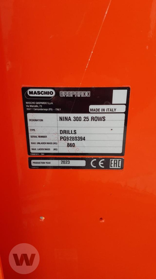 Maschio Nina 30 - Sejalica: slika 5 Maschio Nina 30 - Sejalica: slika 5