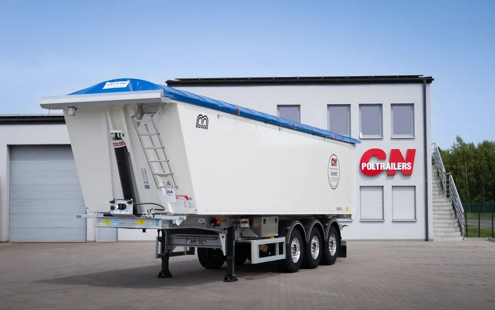 Menci Wywrotka aluminiowa 52 m3 // dach elektryczny CRAMARO // Waga 6140 kg // Alufelgi - Poluprikolica istovarivača: slika 1 Menci Wywrotka aluminiowa 52 m3 // dach elektryczny CRAMARO // Waga 6140 kg // Alufelgi - Poluprikolica istovarivača: slika 1