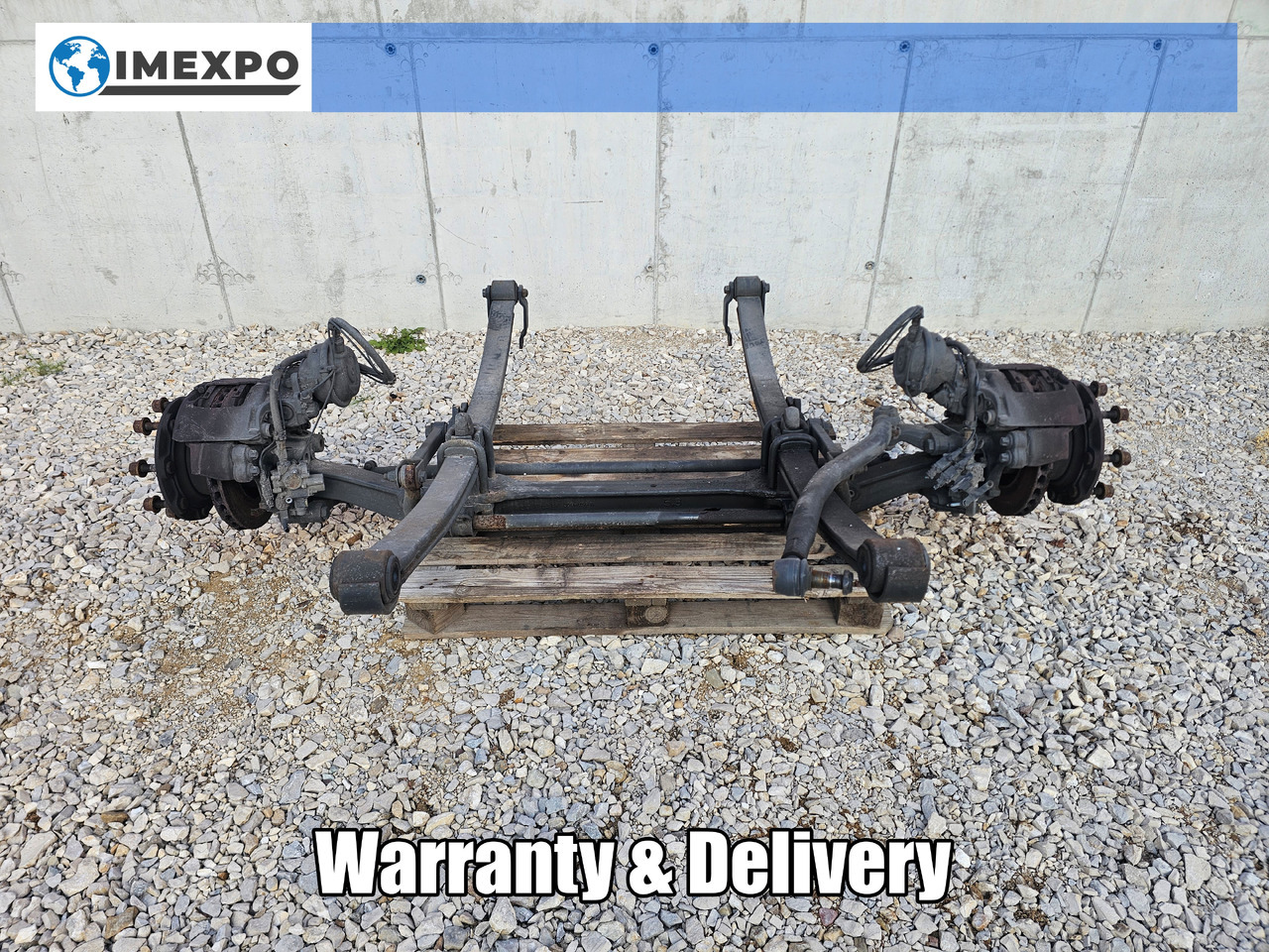 MERCEDES ATEGO MP4 12.XXX EURO 6 / COMPLETE FRONT AXLE - Prednja osovina: slika 1 MERCEDES ATEGO MP4 12.XXX EURO 6 / COMPLETE FRONT AXLE - Prednja osovina: slika 1