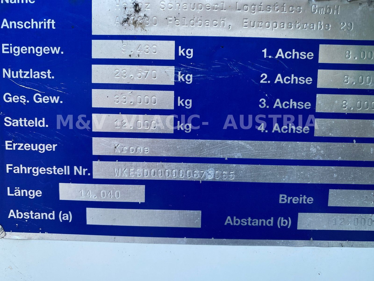 Krone Doppelstock / Carrier 1950 - Poluprikolica hladnjače: slika 5 Krone Doppelstock / Carrier 1950 - Poluprikolica hladnjače: slika 5