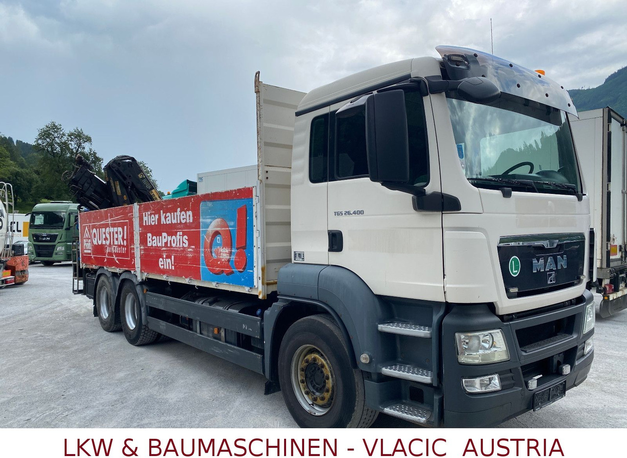 MAN TGS 26.400 6x4 mit Kran HIAB 166 - Kamion sa tovarnim sandukom, Kamion sa dizalicom: slika 2 MAN TGS 26.400 6x4 mit Kran HIAB 166 - Kamion sa tovarnim sandukom, Kamion sa dizalicom: slika 2