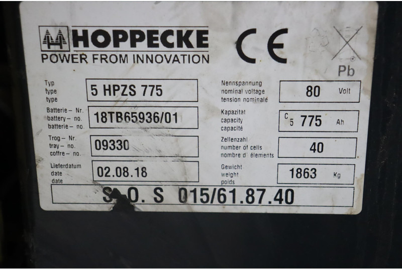 Električni viljuškar Hyster J2.5XN: slika 8