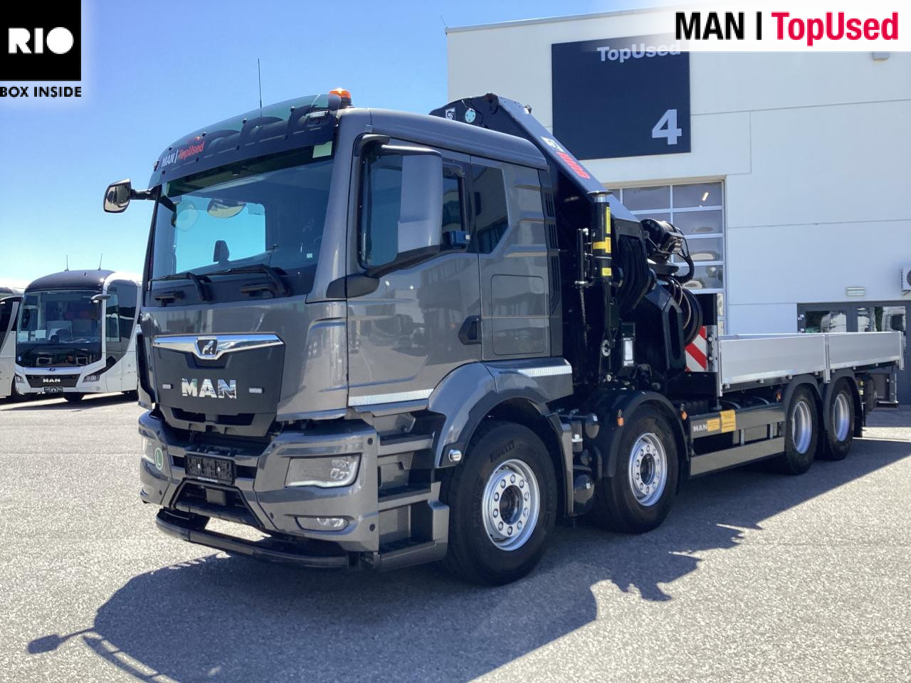 MAN TGS 35.510 8x4 BL CH HIAB X-HiPro 858 E 8 - Kamion sa tovarnim sandukom, Kamion sa dizalicom: slika 1 MAN TGS 35.510 8x4 BL CH HIAB X-HiPro 858 E 8 - Kamion sa tovarnim sandukom, Kamion sa dizalicom: slika 1