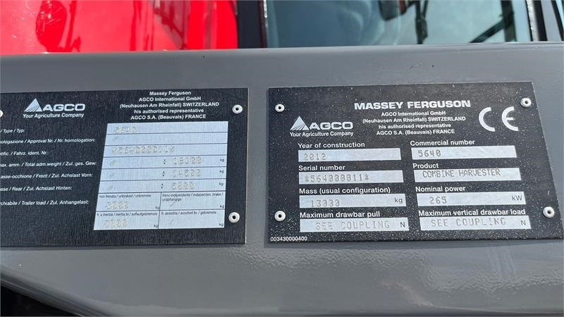 Massey Ferguson 7370 BETA. Gårdmaskine med kun 1080 motortimer. Me - Kombinovani kombajn: slika 4 Massey Ferguson 7370 BETA. Gårdmaskine med kun 1080 motortimer. Me - Kombinovani kombajn: slika 4