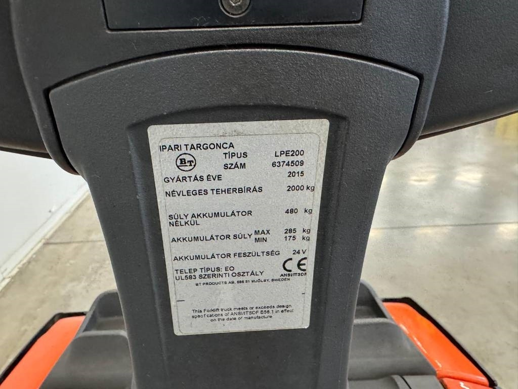 Toyota 10792 LPE 200 - Kolica za palete: slika 4 Toyota 10792 LPE 200 - Kolica za palete: slika 4