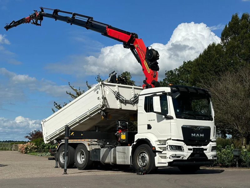 MAN TGS 26.430 2022!EURO6!! 6x2!! PALFINGER 23tm+JIB+LIER/WINCH!!DREISEITEN KIPPER/BORDMATIC!!9tkm - Istovarivač, Kamion sa dizalicom: slika 1 MAN TGS 26.430 2022!EURO6!! 6x2!! PALFINGER 23tm+JIB+LIER/WINCH!!DREISEITEN KIPPER/BORDMATIC!!9tkm - Istovarivač, Kamion sa dizalicom: slika 1
