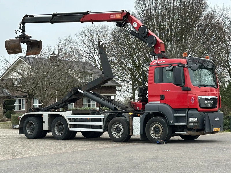 MAN TGS 41.400 8X4 WIDESPREAD!!HMF 22TM KRAAN/HAAK!!TOP!! - Kamion sa hidrauličnom kukom, Kamion sa dizalicom: slika 3 MAN TGS 41.400 8X4 WIDESPREAD!!HMF 22TM KRAAN/HAAK!!TOP!! - Kamion sa hidrauličnom kukom, Kamion sa dizalicom: slika 3