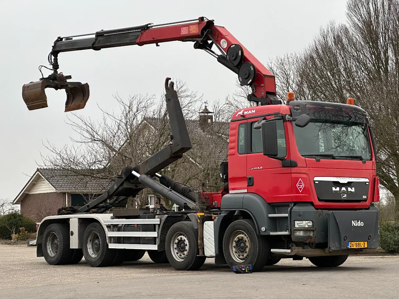 MAN TGS 41.400 8X4 WIDESPREAD!!HMF 22TM KRAAN/HAAK!!TOP!! - Kamion sa hidrauličnom kukom, Kamion sa dizalicom: slika 1 MAN TGS 41.400 8X4 WIDESPREAD!!HMF 22TM KRAAN/HAAK!!TOP!! - Kamion sa hidrauličnom kukom, Kamion sa dizalicom: slika 1