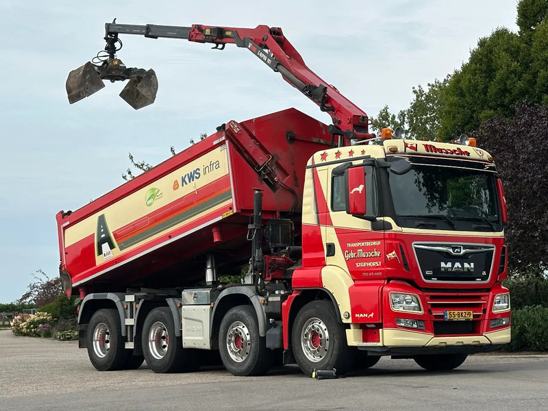 MAN TGS 43-460 WVT WIDESPREAD!!Z-Kraan/Kipper EURO 6!!263tkm!MANUELL!!ZERO EMISSIE 05-29 - Istovarivač, Kamion sa dizalicom: slika 1 MAN TGS 43-460 WVT WIDESPREAD!!Z-Kraan/Kipper EURO 6!!263tkm!MANUELL!!ZERO EMISSIE 05-29 - Istovarivač, Kamion sa dizalicom: slika 1