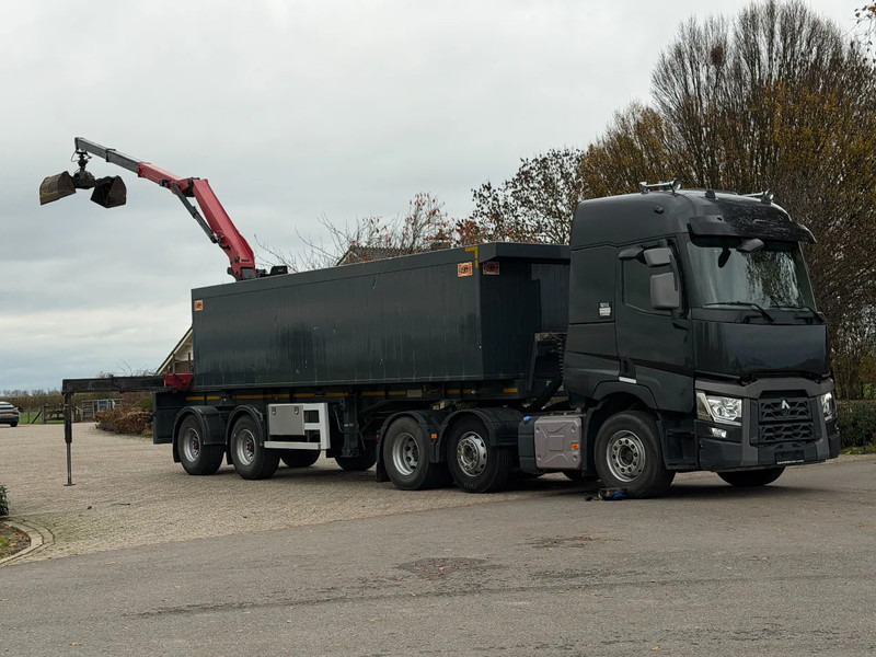 Renault T480 6x2 trekker 262dkm!! TRAILER WITH CRANE FOR SCREED! - Tegljač: slika 5 Renault T480 6x2 trekker 262dkm!! TRAILER WITH CRANE FOR SCREED! - Tegljač: slika 5