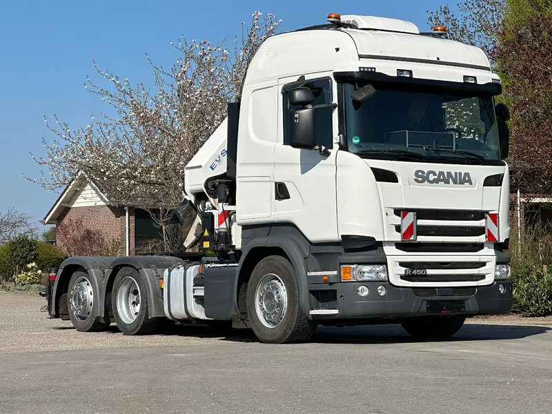 Scania R450 6x2 !!TRACTOR!!!CRANE/GRUE/HMF 50TM!!TOP!EURO6!! - Tegljač: slika 2 Scania R450 6x2 !!TRACTOR!!!CRANE/GRUE/HMF 50TM!!TOP!EURO6!! - Tegljač: slika 2