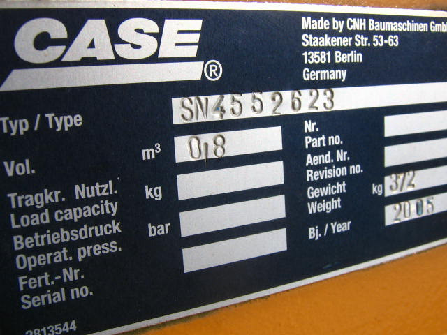 Case 4552623 - 4552622 - Utovarna kašika: slika 1 Case 4552623 - 4552622 - Utovarna kašika: slika 1