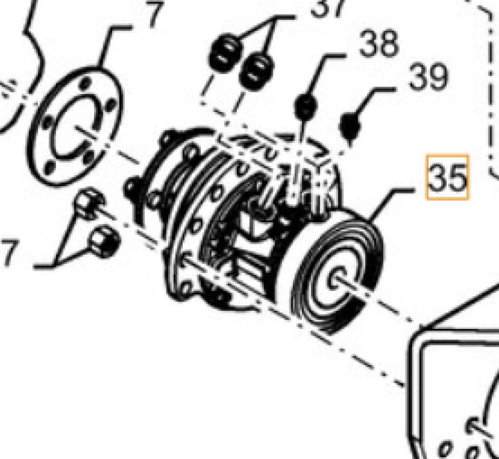 Case 47419139 - Hidraulični motor za Poljoprivredna mašina: slika 1 Case 47419139 - Hidraulični motor za Poljoprivredna mašina: slika 1