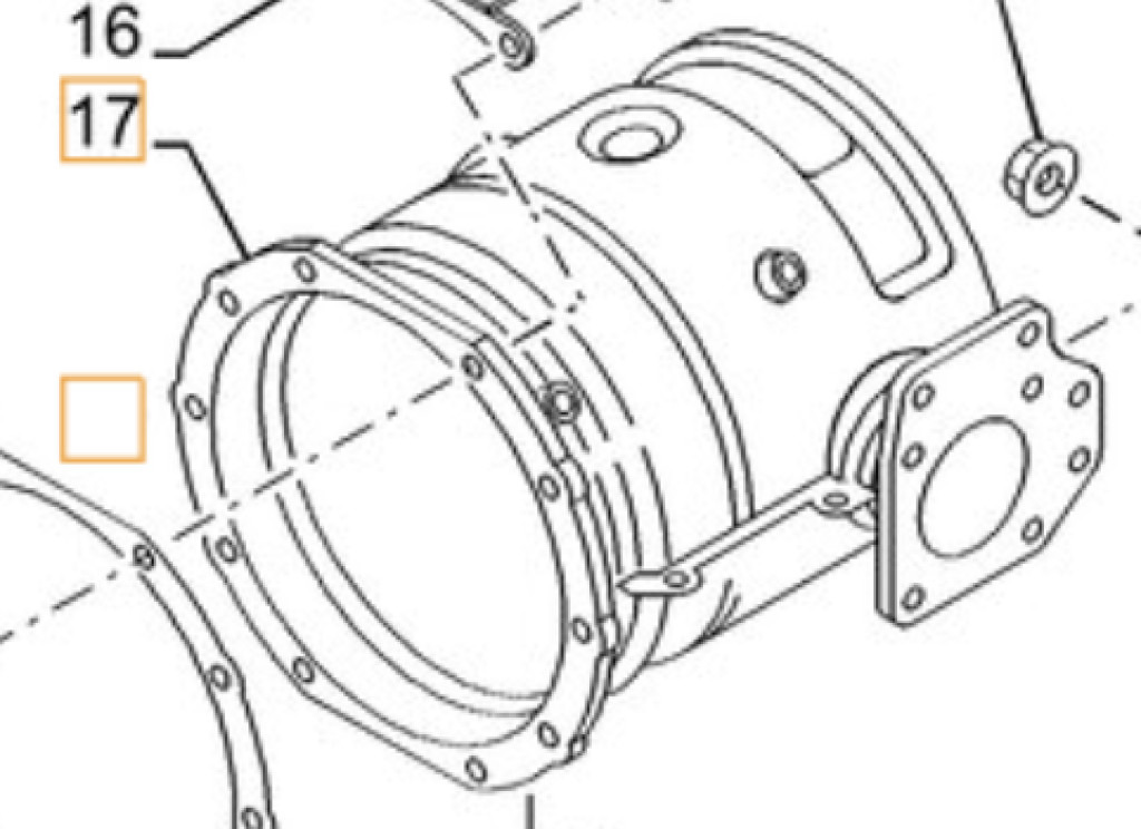 Case 51588890 - Katalizator za Građevinska mašina: slika 1 Case 51588890 - Katalizator za Građevinska mašina: slika 1