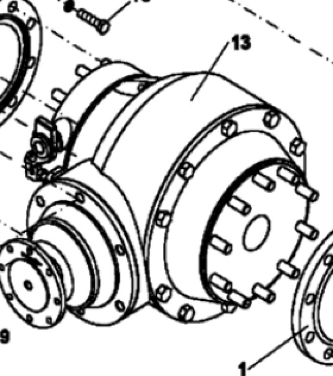 Case ND110664 - Diferencijalna brzina za Poljoprivredna mašina: slika 1 Case ND110664 - Diferencijalna brzina za Poljoprivredna mašina: slika 1