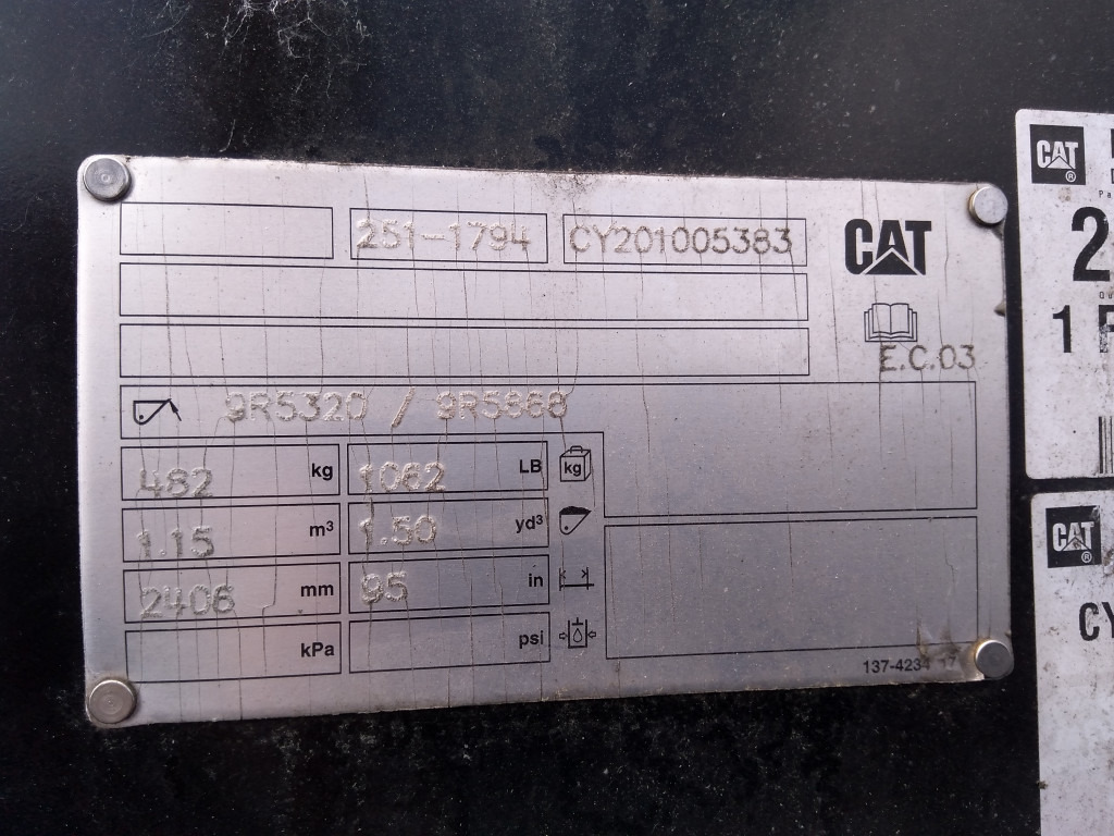 Caterpillar 2511794 - 1181971 - Utovarna kašika: slika 5 Caterpillar 2511794 - 1181971 - Utovarna kašika: slika 5