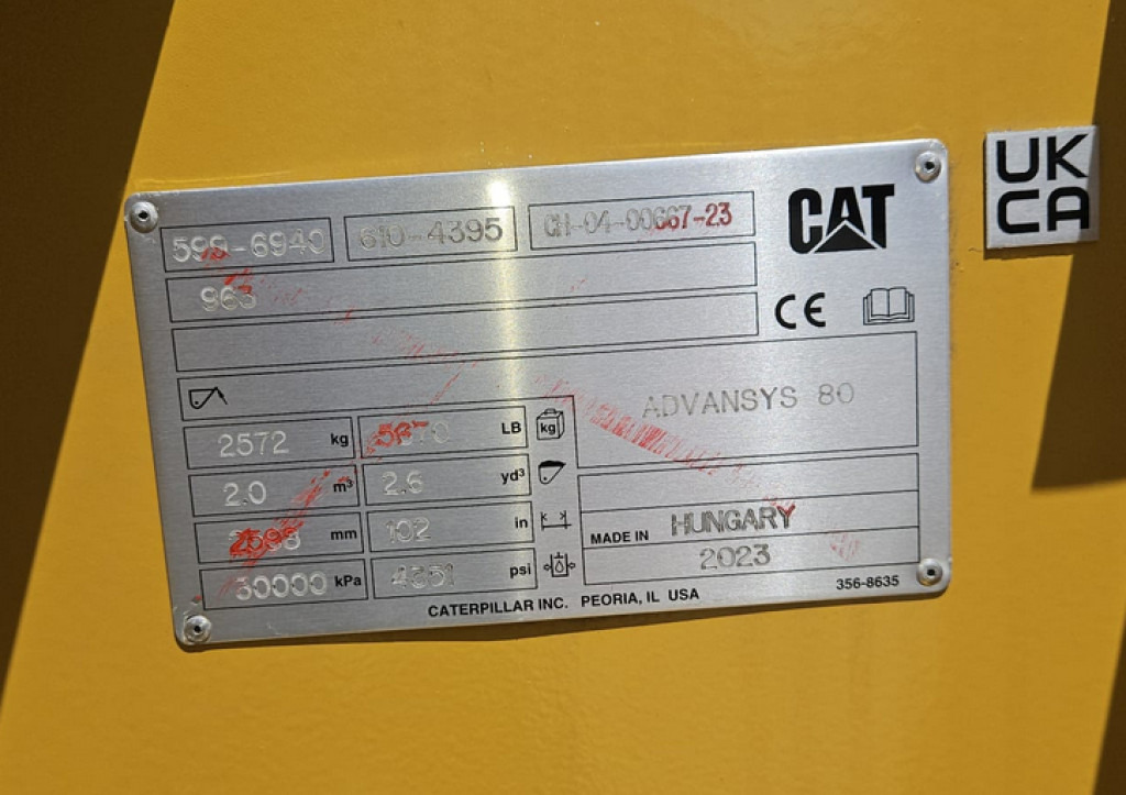 Caterpillar 5996940 - 6104395 - Utovarna kašika: slika 4 Caterpillar 5996940 - 6104395 - Utovarna kašika: slika 4