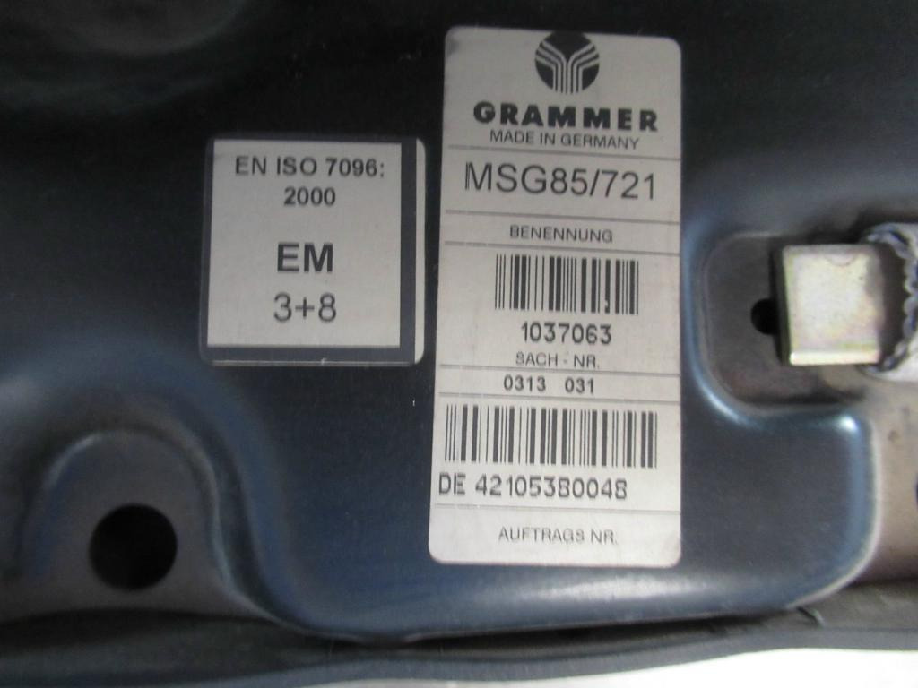 Grammer MSG85/721 - - Sedište za Građevinska mašina: slika 3 Grammer MSG85/721 - - Sedište za Građevinska mašina: slika 3