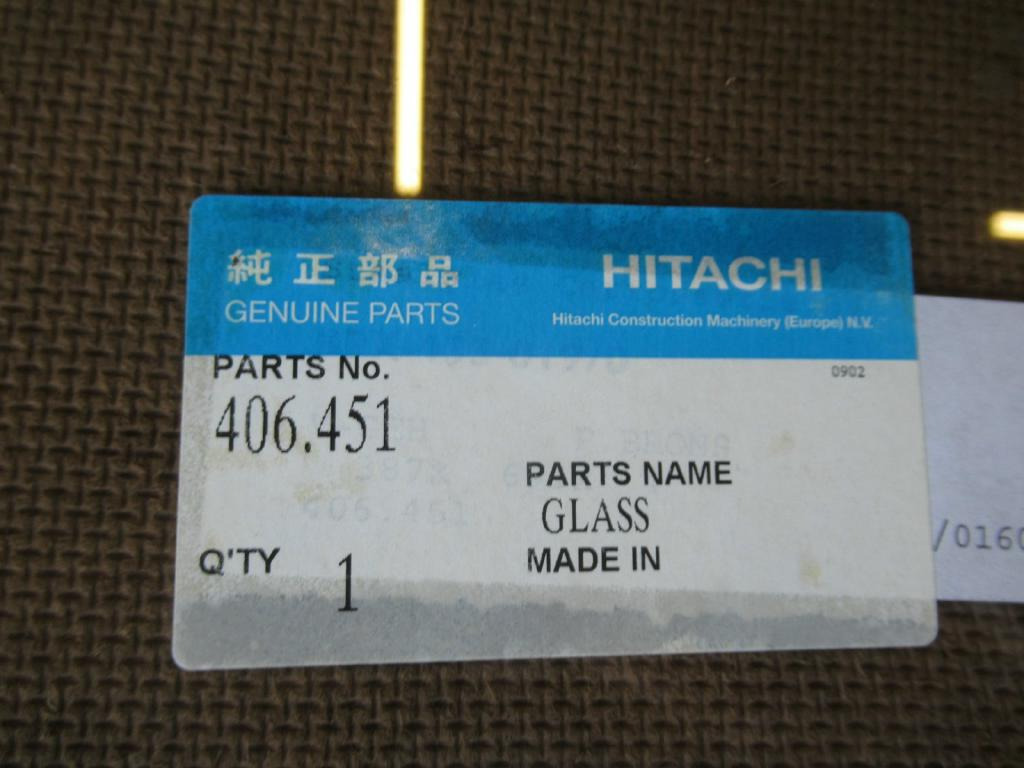 Hitachi 406451 - - Staklo i delovi za Građevinska mašina: slika 3 Hitachi 406451 - - Staklo i delovi za Građevinska mašina: slika 3
