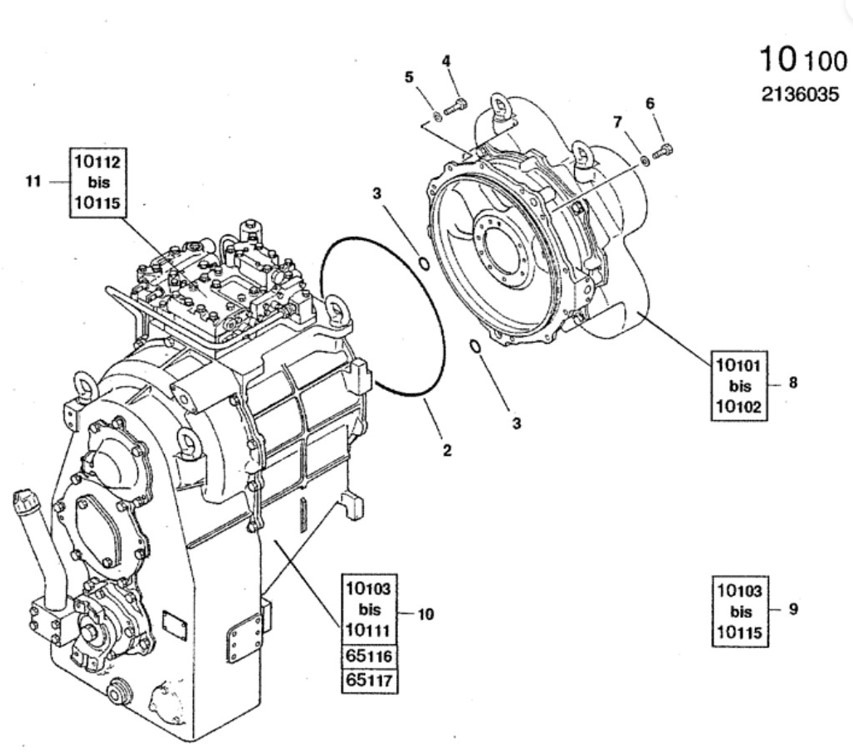 New Holland 4608299 - 4608298 Converter - Menjač za Građevinska mašina: slika 1 New Holland 4608299 - 4608298 Converter - Menjač za Građevinska mašina: slika 1