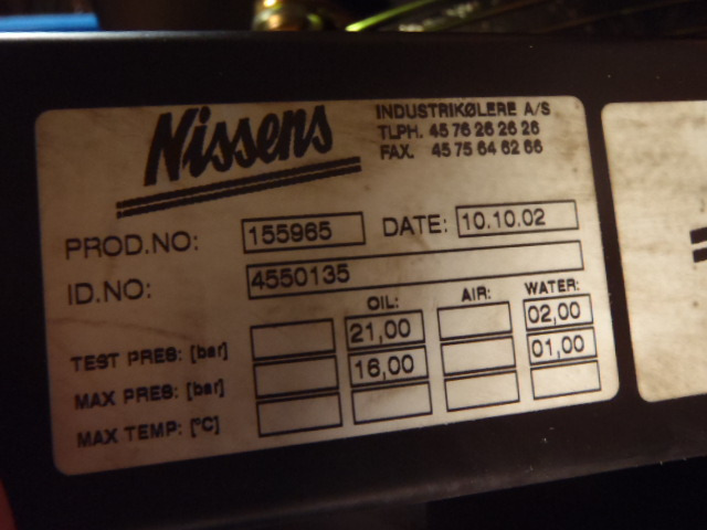 Nissens L10.5 - - Radijator za Građevinska mašina: slika 2 Nissens L10.5 - - Radijator za Građevinska mašina: slika 2