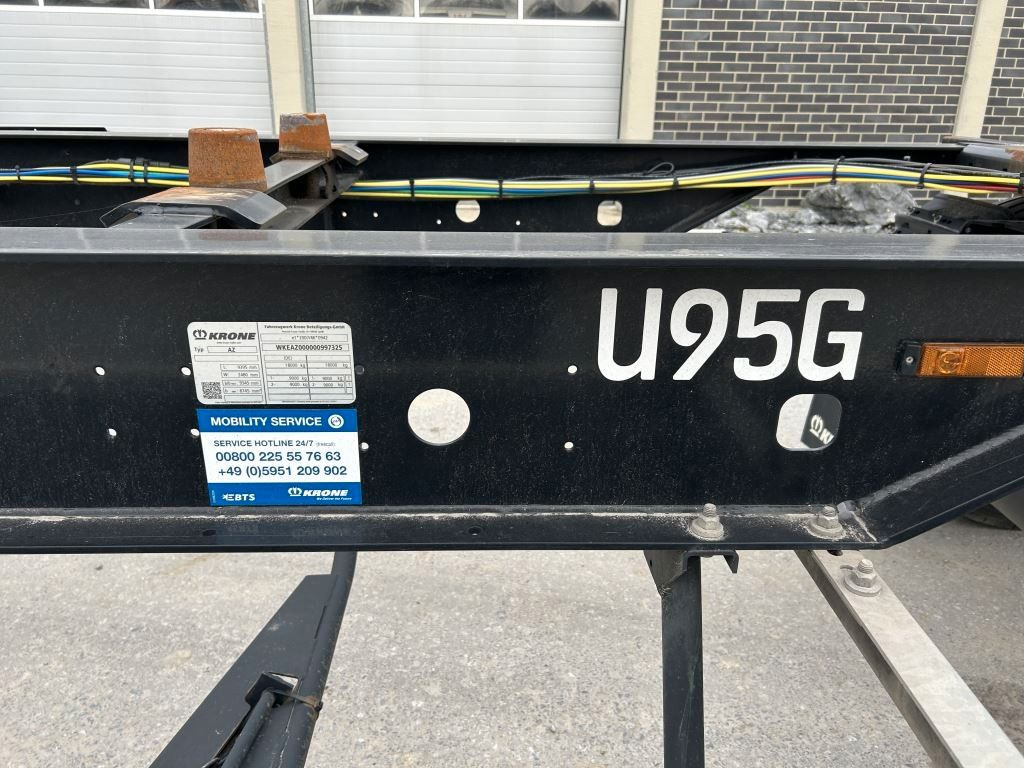 Krone 2 Achswechselfahrgestell, Typ: AZW 18 eL3B9 - Prikolica za prevoz kontejnera/ Prikolica sa promenjivim sandukom: slika 3 Krone 2 Achswechselfahrgestell, Typ: AZW 18 eL3B9 - Prikolica za prevoz kontejnera/ Prikolica sa promenjivim sandukom: slika 3