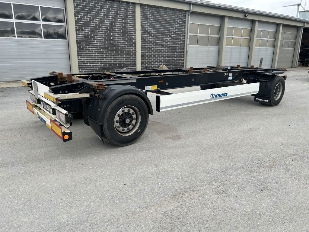 Krone 2 Achswechselfahrgestell, Typ: MAXI AZW 18 eL3B7 - Prikolica za prevoz kontejnera/ Prikolica sa promenjivim sandukom: slika 1 Krone 2 Achswechselfahrgestell, Typ: MAXI AZW 18 eL3B7 - Prikolica za prevoz kontejnera/ Prikolica sa promenjivim sandukom: slika 1