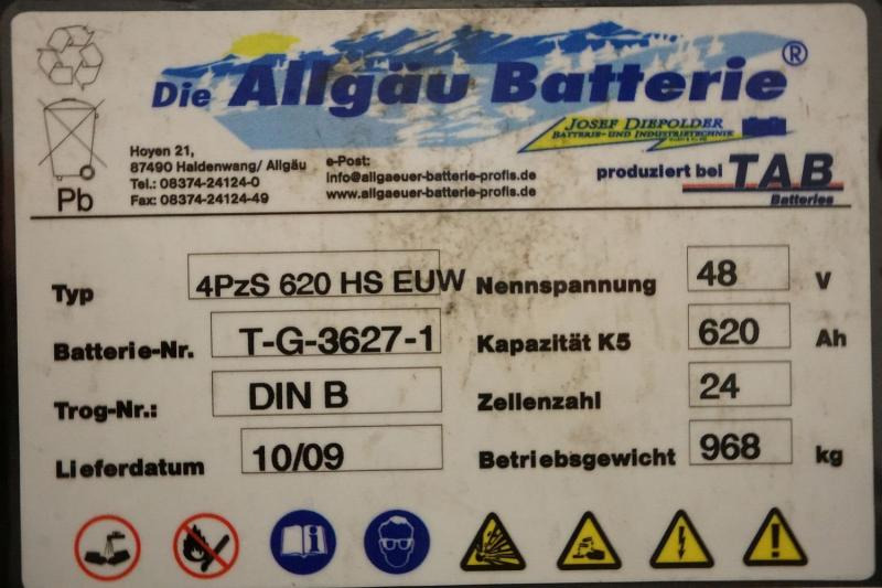 ALLGÄU BATTERIE 48 Volt 4 PzS 620 Ah - Baterija: slika 5 ALLGÄU BATTERIE 48 Volt 4 PzS 620 Ah - Baterija: slika 5