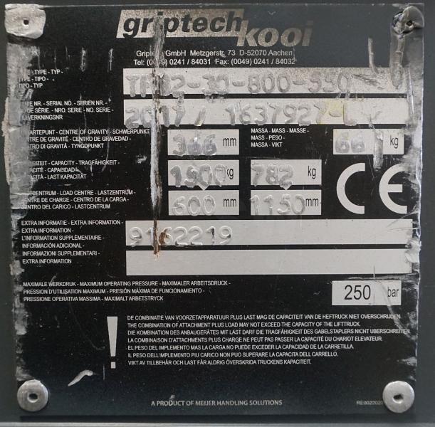 GRIPTECH TFG2 30 - Viljuška za Viljuškar: slika 4 GRIPTECH TFG2 30 - Viljuška za Viljuškar: slika 4