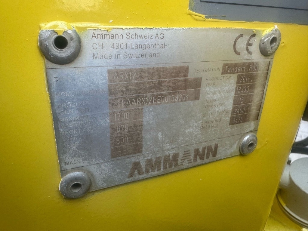 Valjak za puteve Ammann ARX 12: slika 7