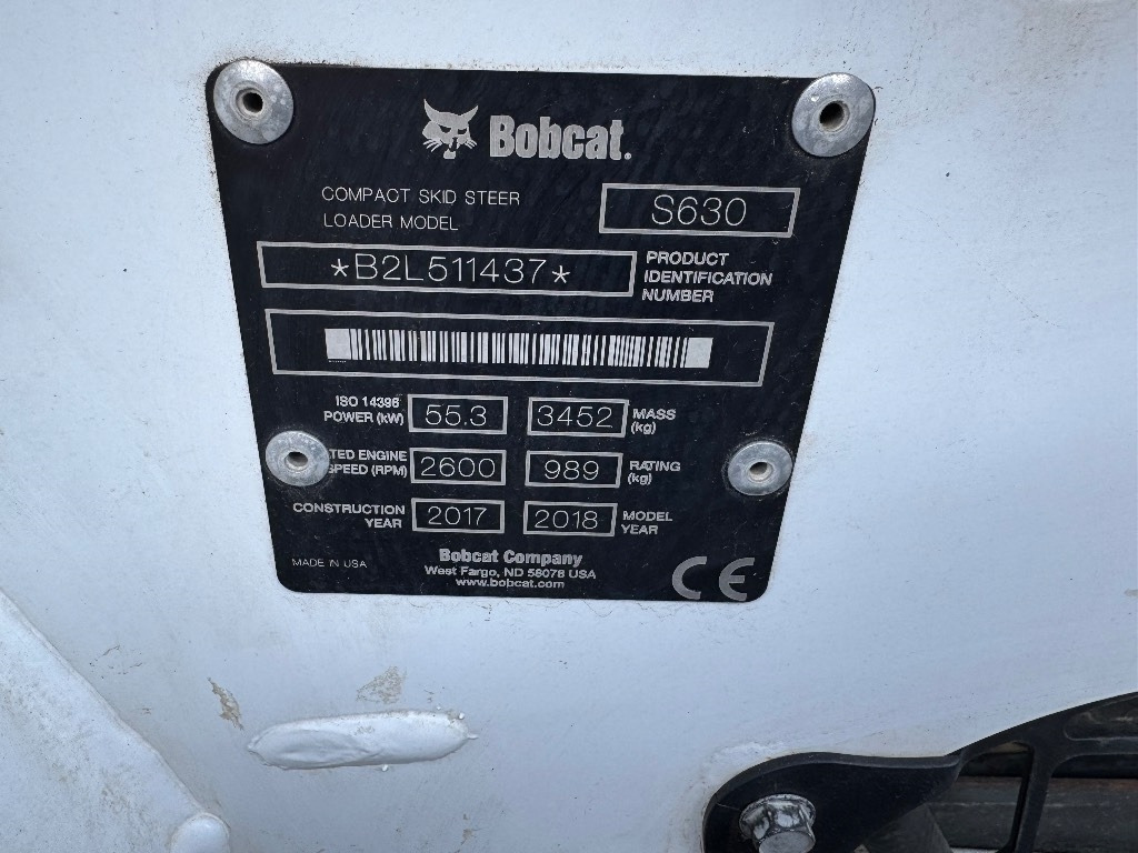 Bobcat S630 - Mini utovarivač: slika 2 Bobcat S630 - Mini utovarivač: slika 2