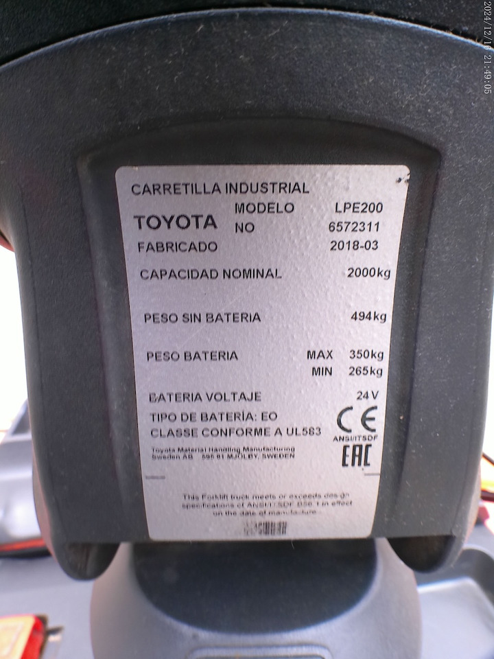 Kolica za palete BT LPE 200: slika 7